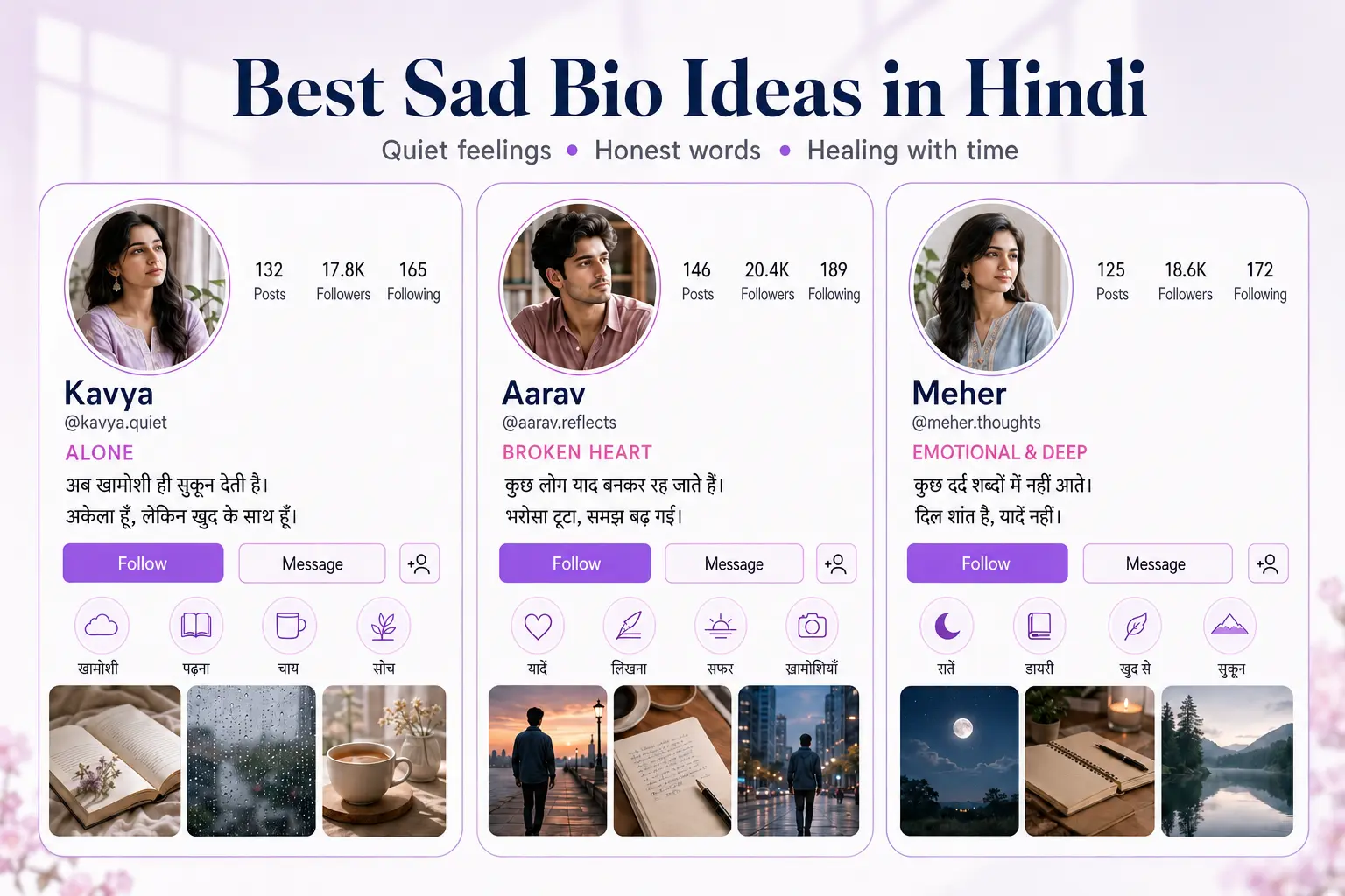 Sad Bio for Instagram in Hindi