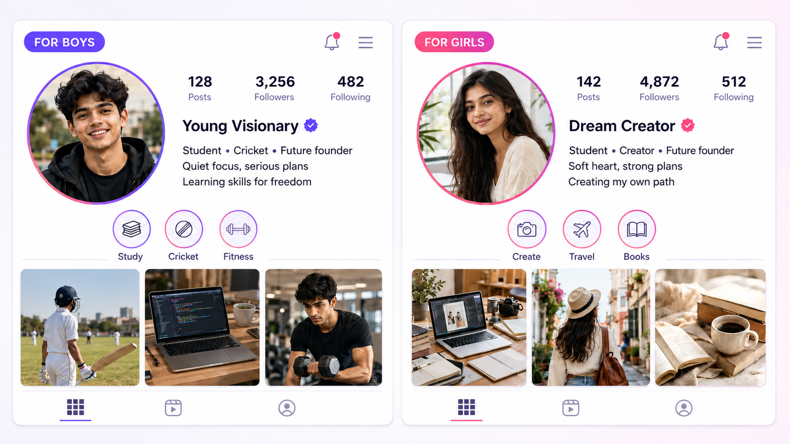 Instagram Bio Ideas for Boys and girls
