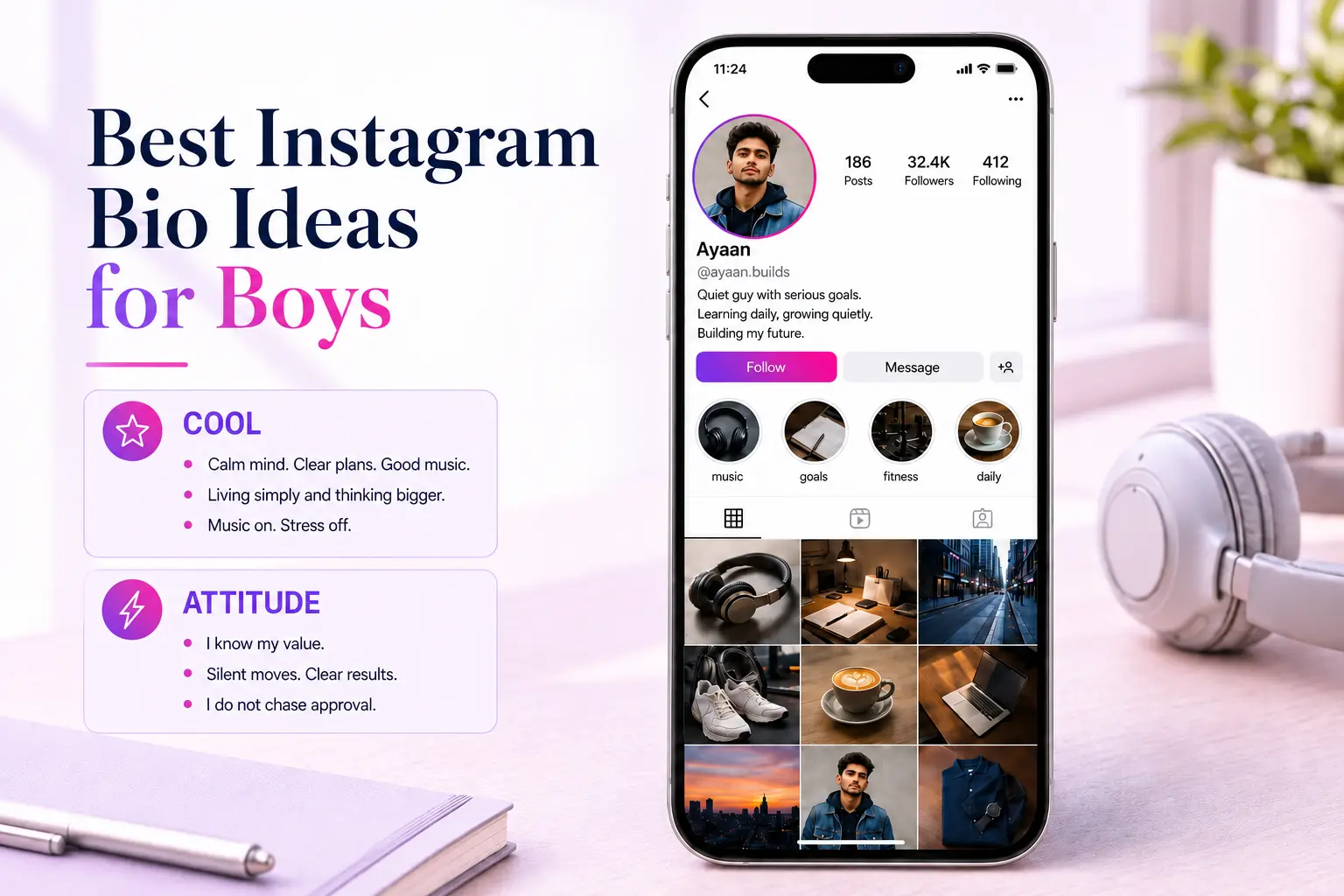 Instagram Bio for Boys