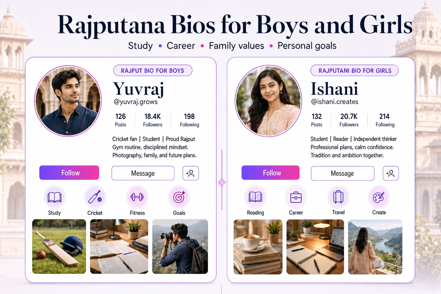 Rajputana Instagram Bio