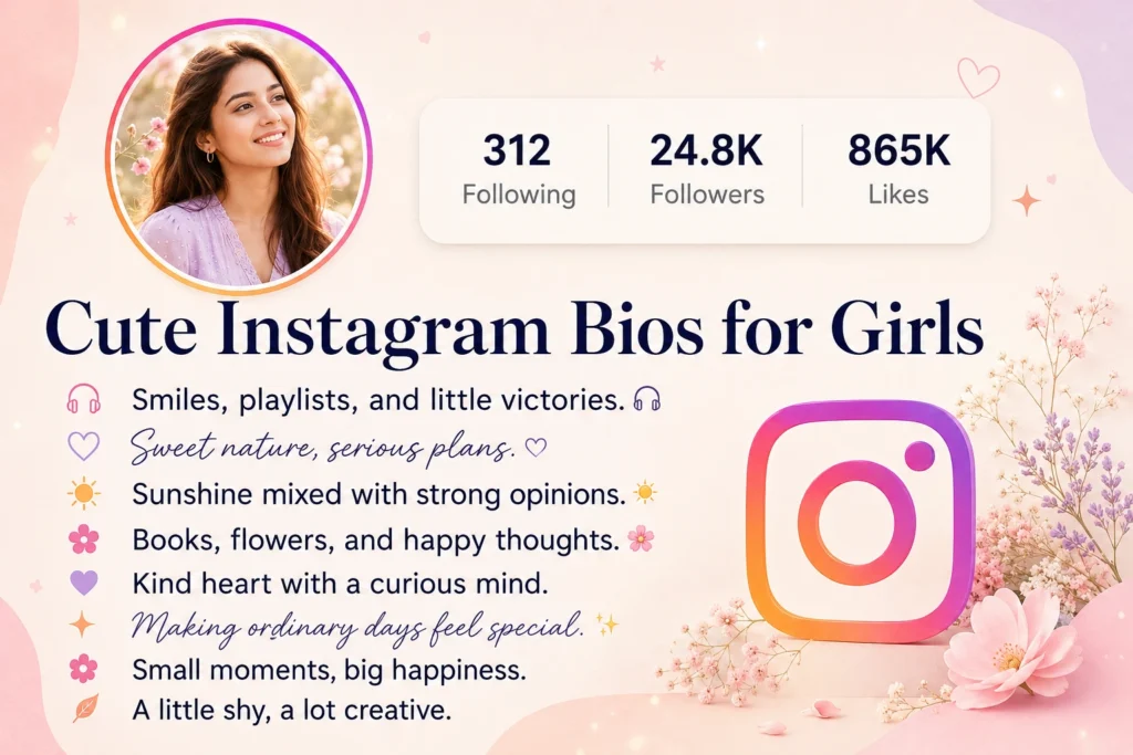Cute Instagram Bios for Girls